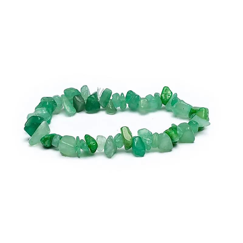 Elastic Chip Bracelet with Aventurine (Synthetic)