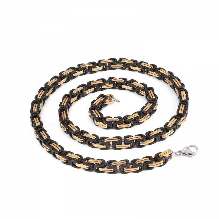 Halskette Torslunda - Gold-Schwarz
