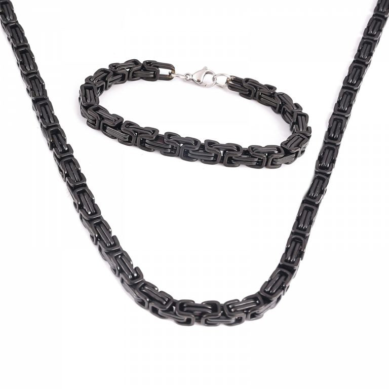 Schmuckset Torslunda Schwarz