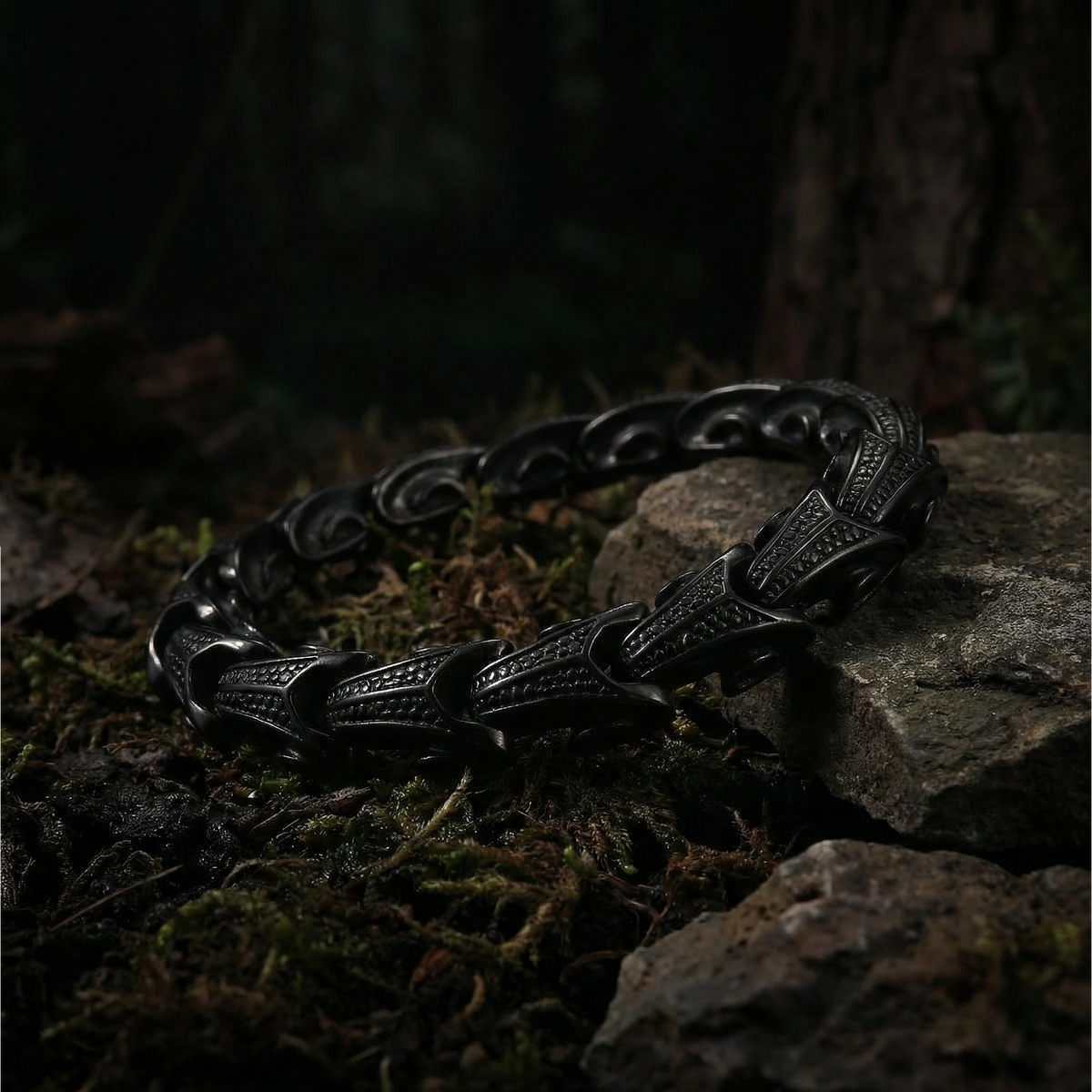 Armband Dragon Fafnir - Schwarz