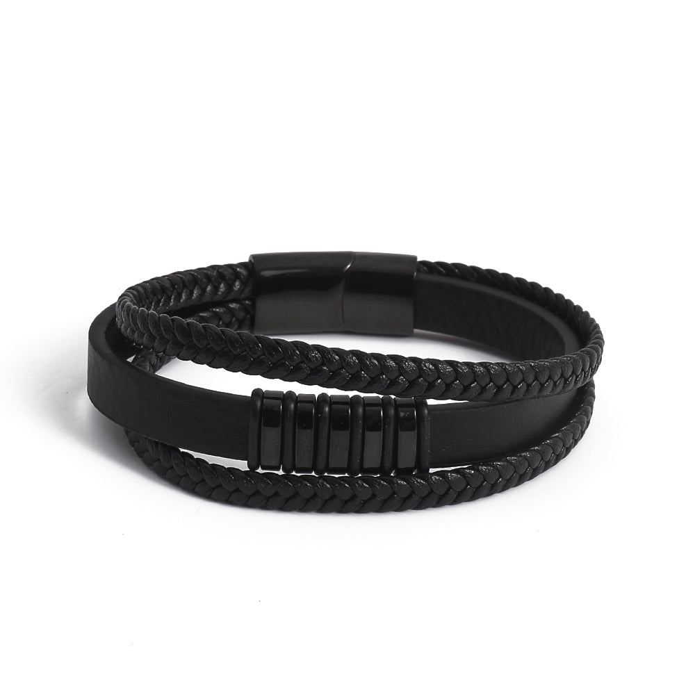 Bracelet Bergen-Triple - Black