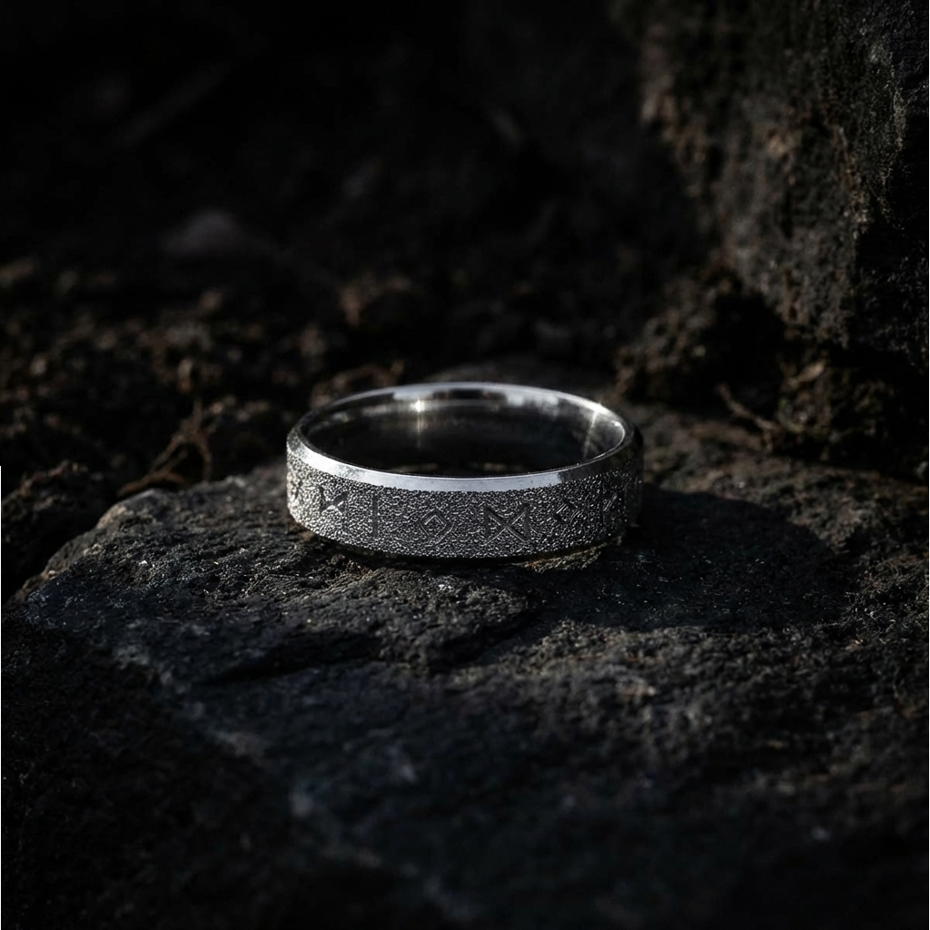Runenring Northern Frost 6mm