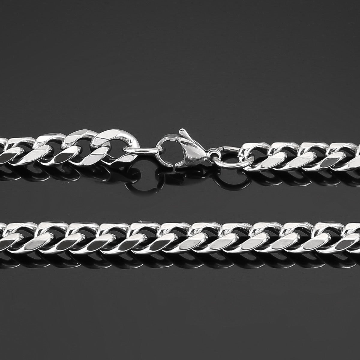 Curbchain 10,5mm Necklace Stainless Steel