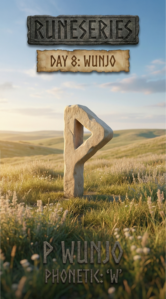 Runeseries - 8. ᚹ Wunjo, Joy, Harmony and Inner Arrival