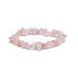 Splitterarmband Rosenquarz