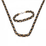 Schmuckset Torslunda Gold-Schwarz