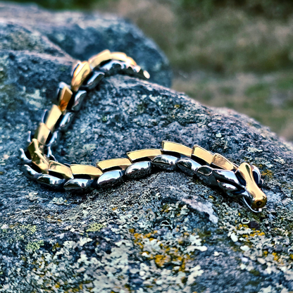 Bracelet Dragon Massive - Dual Tone