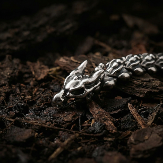 Armband Drakben - Silver