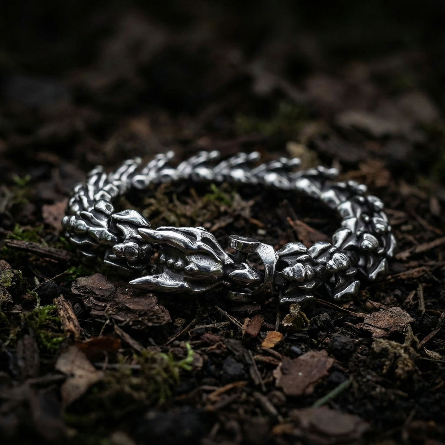 Armband Drakben - Silver