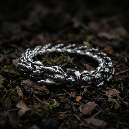 Armband Drakben - Silver