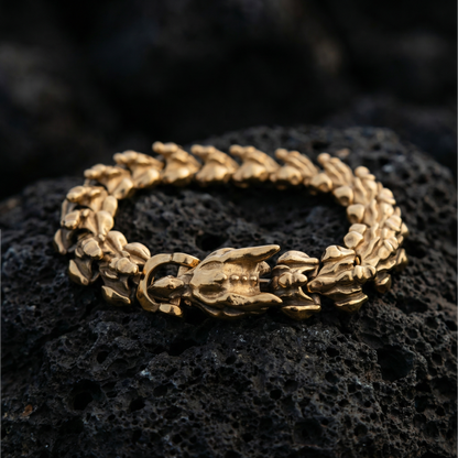 Bracelet Dragon Bone - Gold