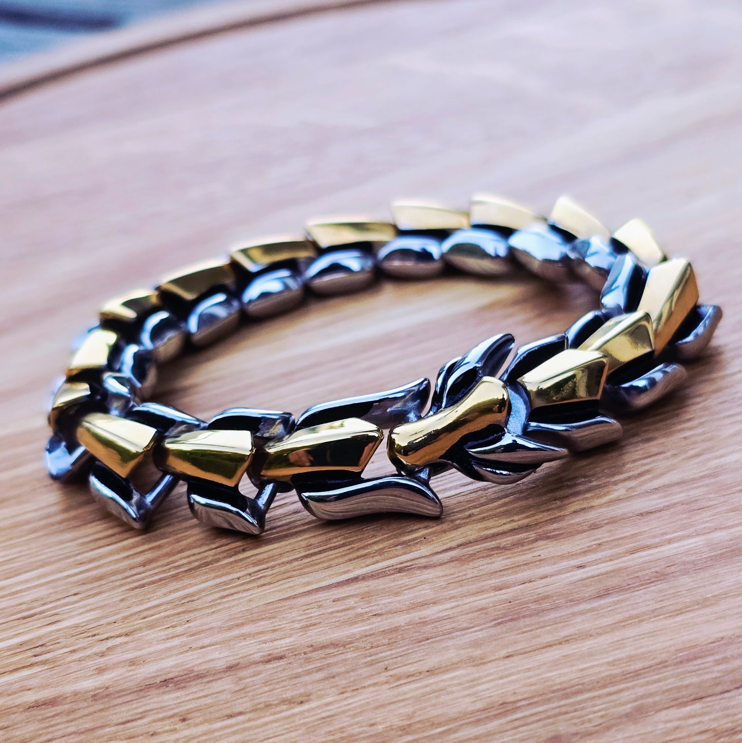 Bracelet Dragon Massive - Dual Tone