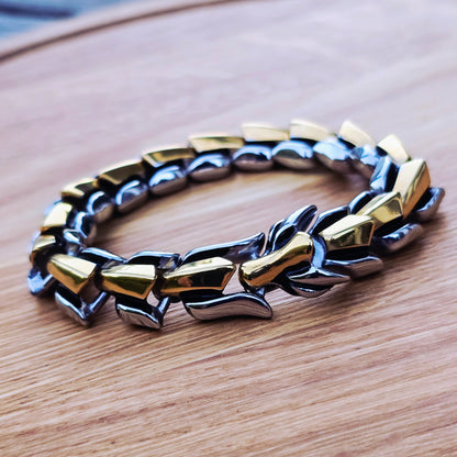 Bracelet Dragon Massive - Dual Tone