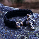 Paracord Bracelet Mjölnir Asgard-Knot - Dual Tone