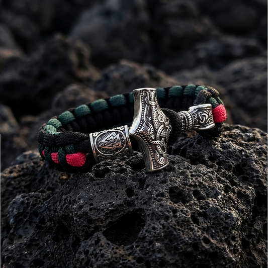 Bracelet Mjölnir Asgard Knot – Wildwood Edition