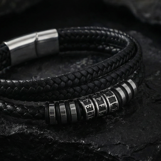 Armband Silver Runor - Trippelrad