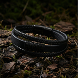 Bracelet Bergen-Triple - Black