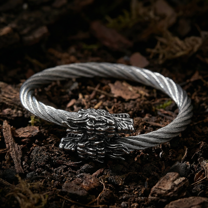 Bangle Fenrir Twisted Silver