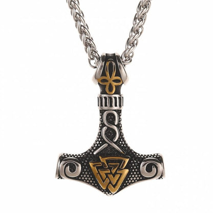 Necklace Thunderhammer - Dual Tone
