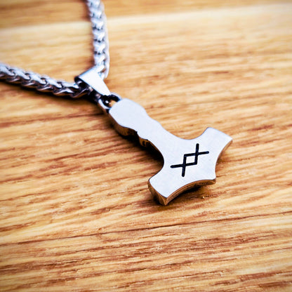 Necklace Mjölnir Asgard Knot - Mini