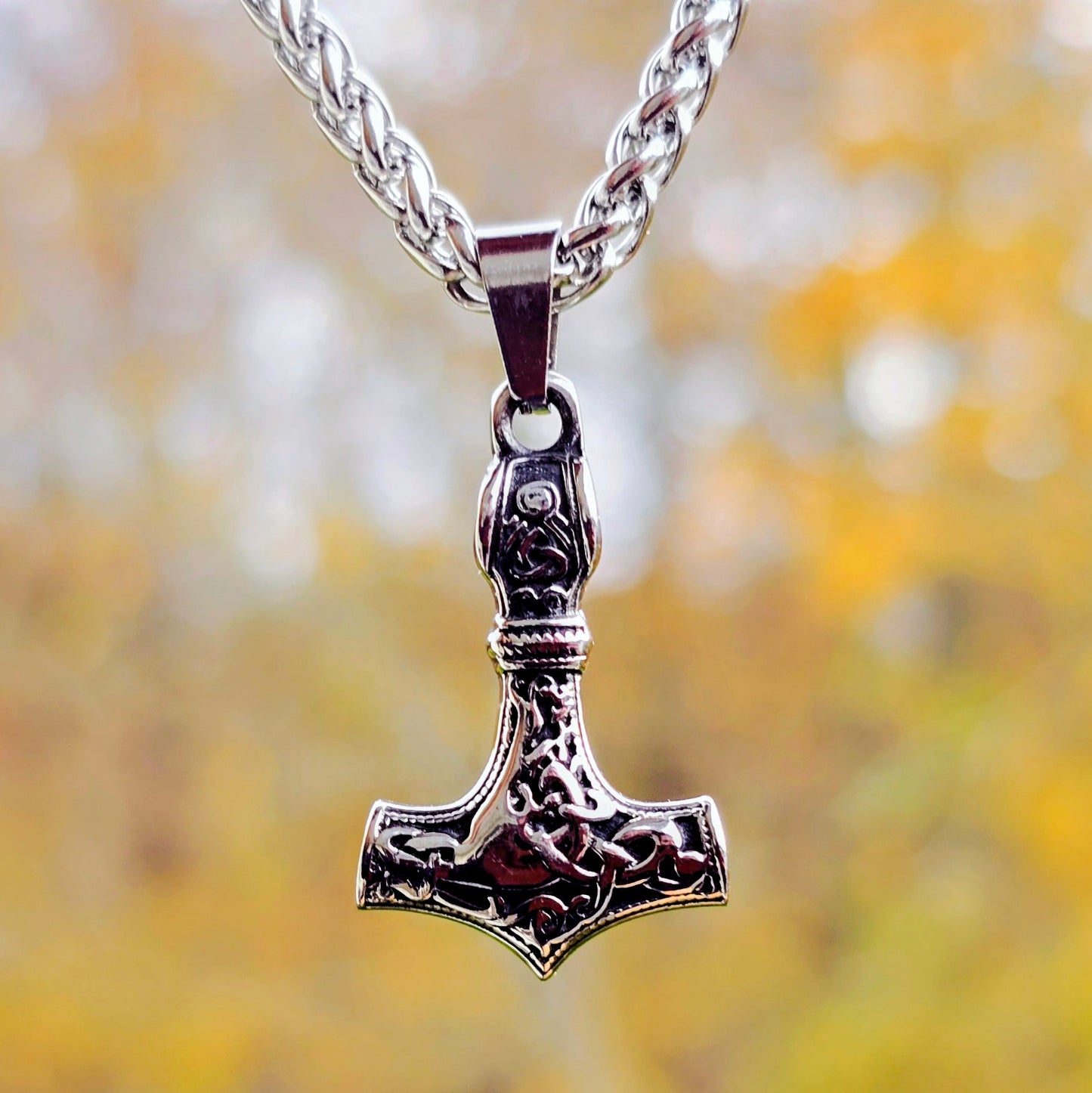 Necklace Mjölnir Asgard Knot - Mini