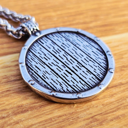 Halsband Vikingsköld - Silver