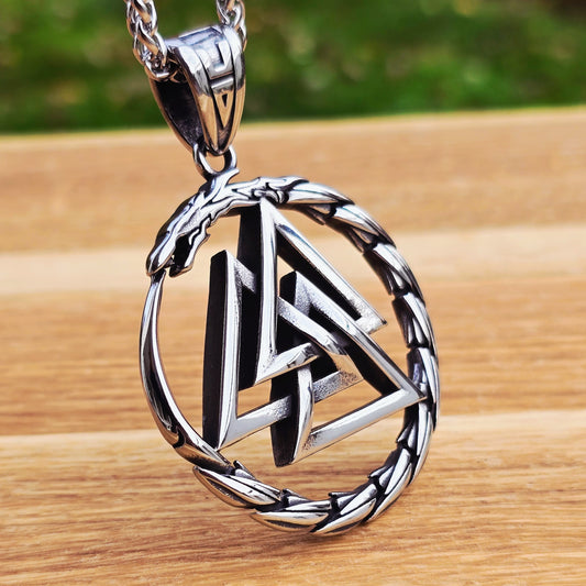 Necklace Valknut Nidhöggr XXL