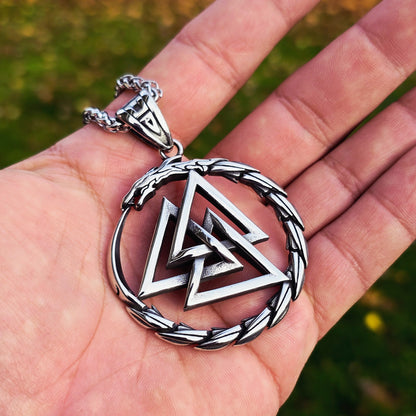 Necklace Valknut Nidhöggr XXL