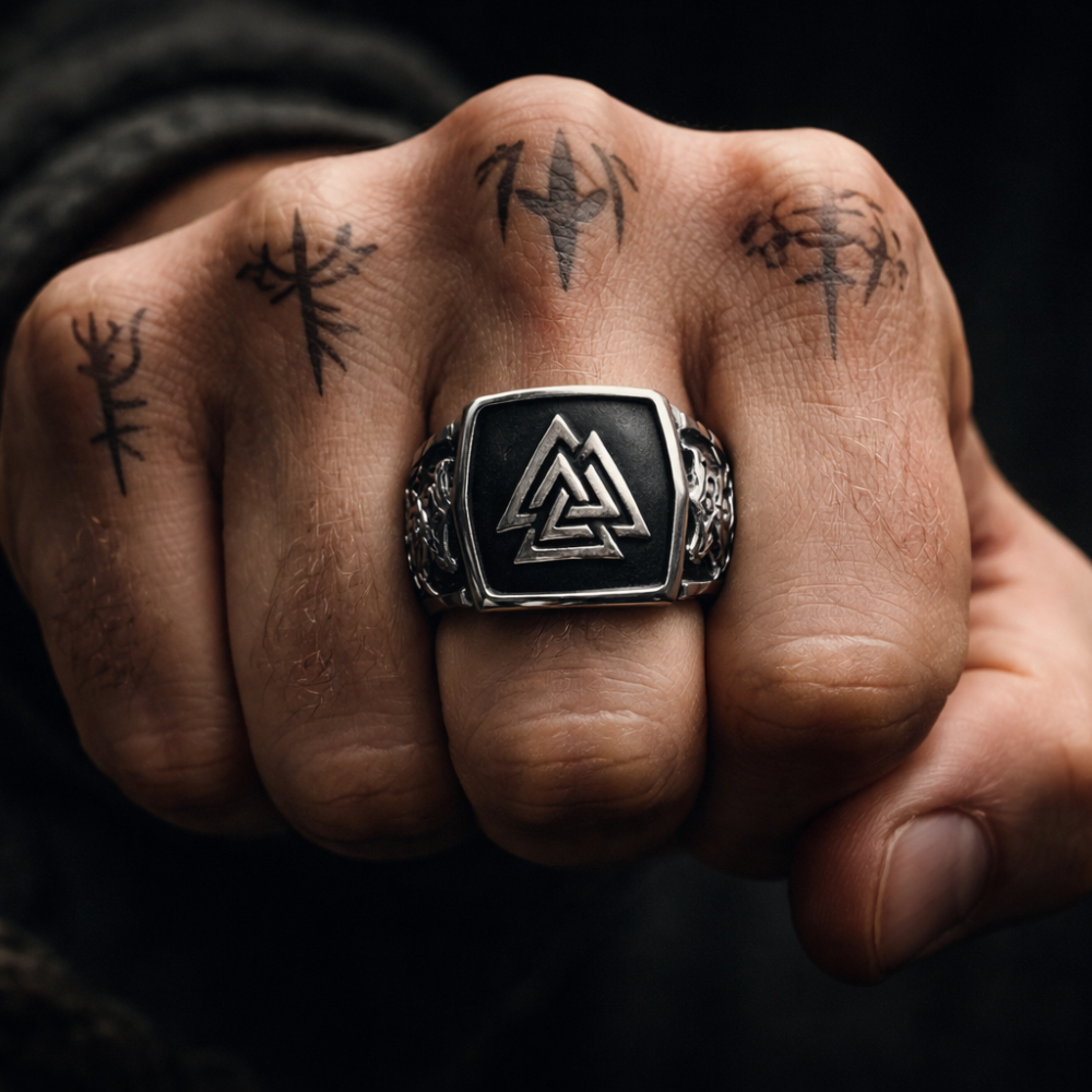Valknut Ring Odins Eid
