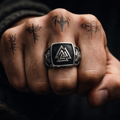 Valknut Ring Odins Eid