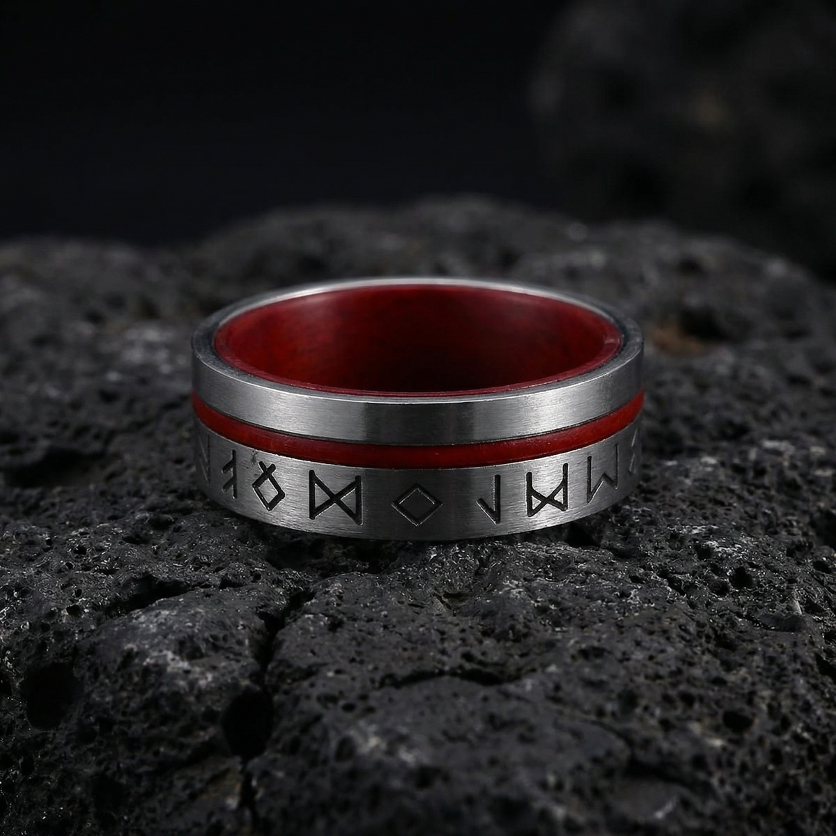 Runic Ring Sunset Edition Silver-Rot