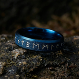 Runenring Midnight Blue 6 mm