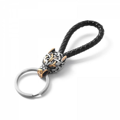 Keychain Freki Asgard Knot Dual Tone
