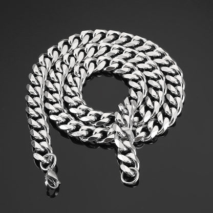 Curbchain 10,5mm Halsband Rostfritt Stål