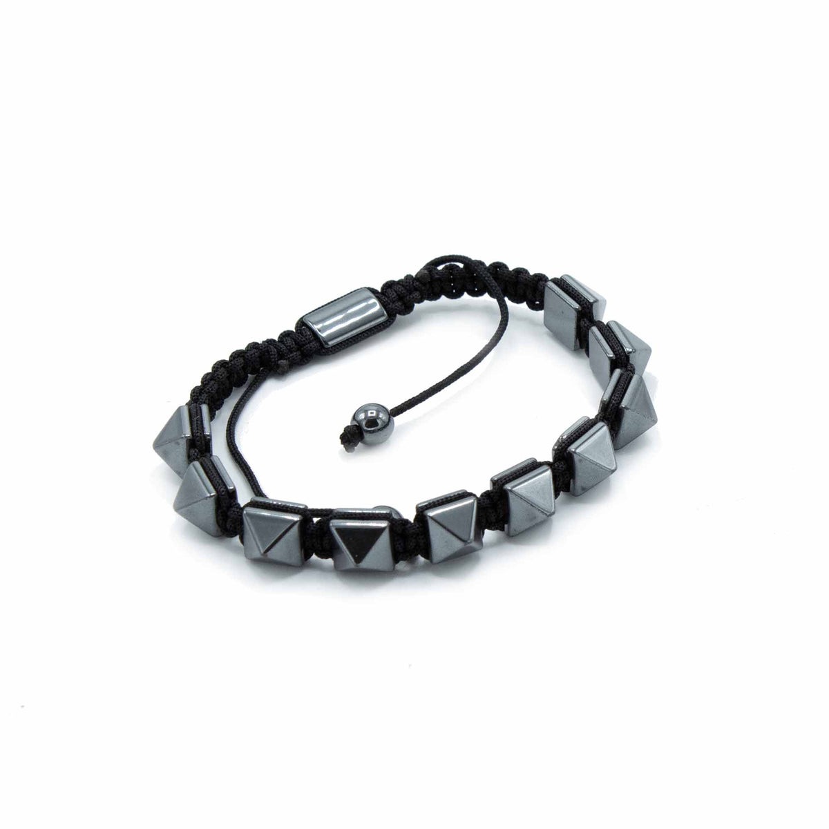 Magnetisk Shamballa-armbånd med hematitt