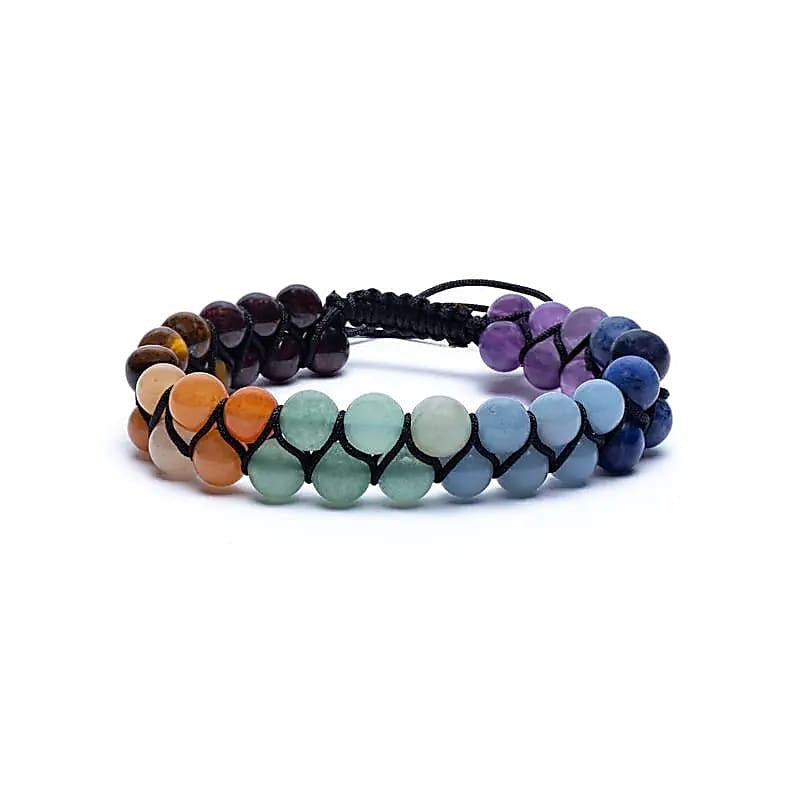 Double-Row Gemstone Bracelet