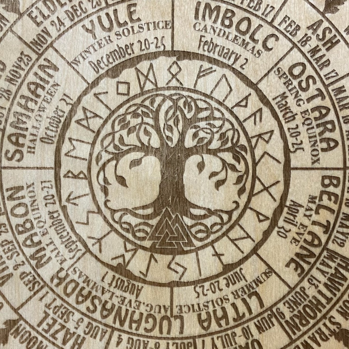 Årets hjul – Nordisk trädekoration