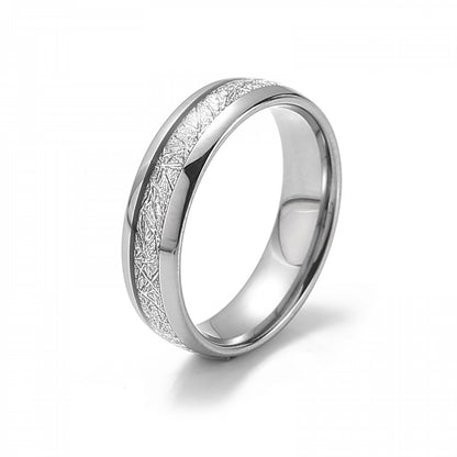Wolframring Bright Frost – Reinsilber 6 mm