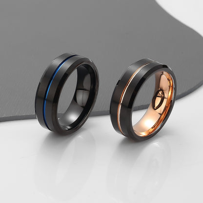 Tungsten Ring Pair From Dusk Till Dawn