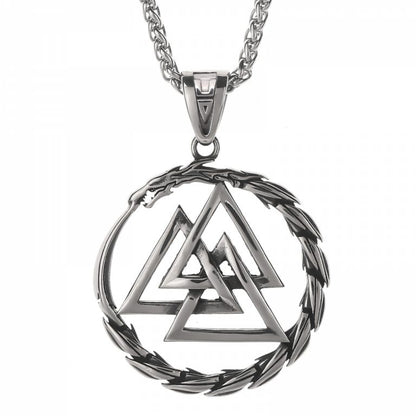 Necklace Valknut Nidhöggr XXL